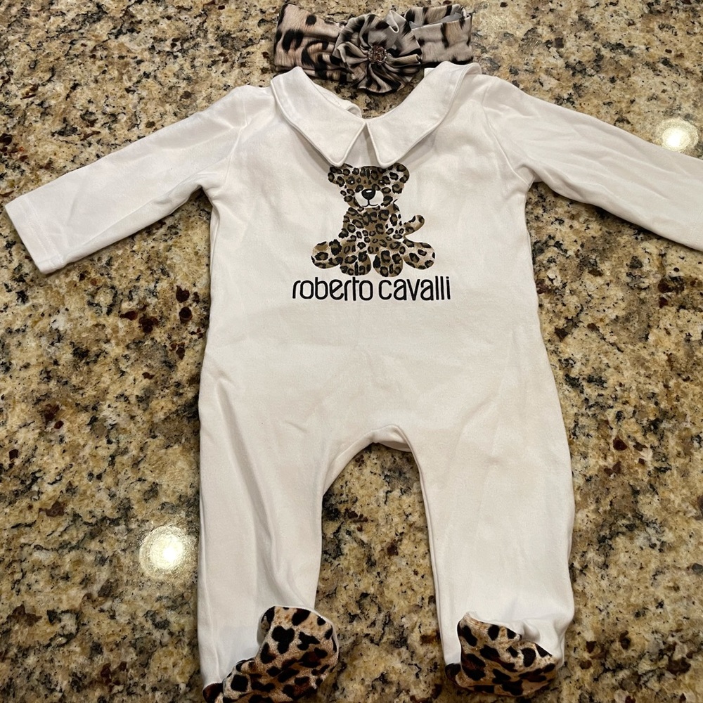 Roberto Cavalli Animal Print Jumpsuit